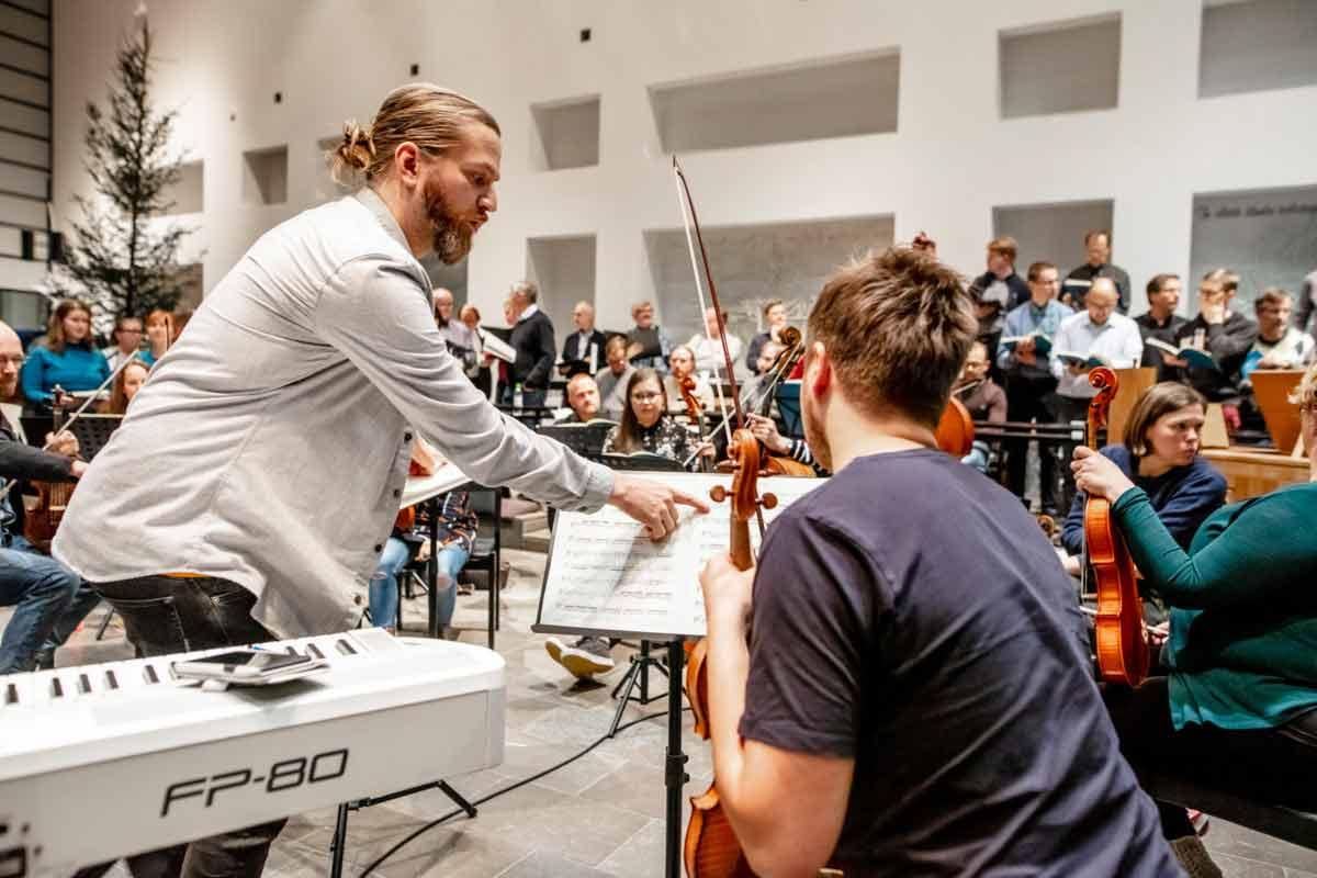 Hannu-Pekka Heikkilä haaveili jo opiskeluaikana, että pääsisi johtamaan Bachin Jouluoratorion.